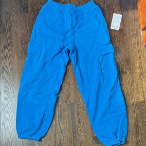 Athleta forever fleece cargo jogger - S